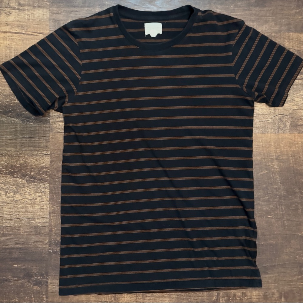 black and brown striped Cotton On tee ☆